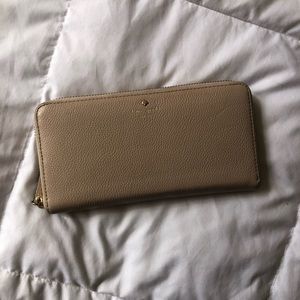 Nude Kate Spade Wallet